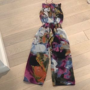 Les Tout petits watercolor jumpsuit. Size 10. New.